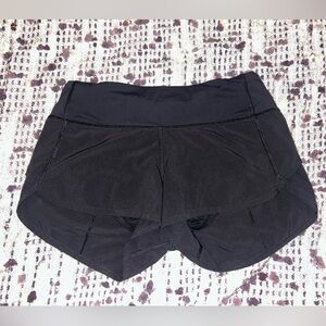 Lululemon speed up- black size 2 perfect condition